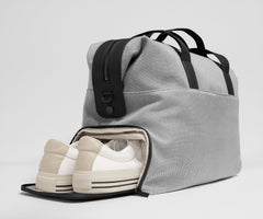 Canvas Overnight Bag in Jet Black