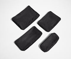 Insider Packing Cubes (Set of 4) in Jet Black