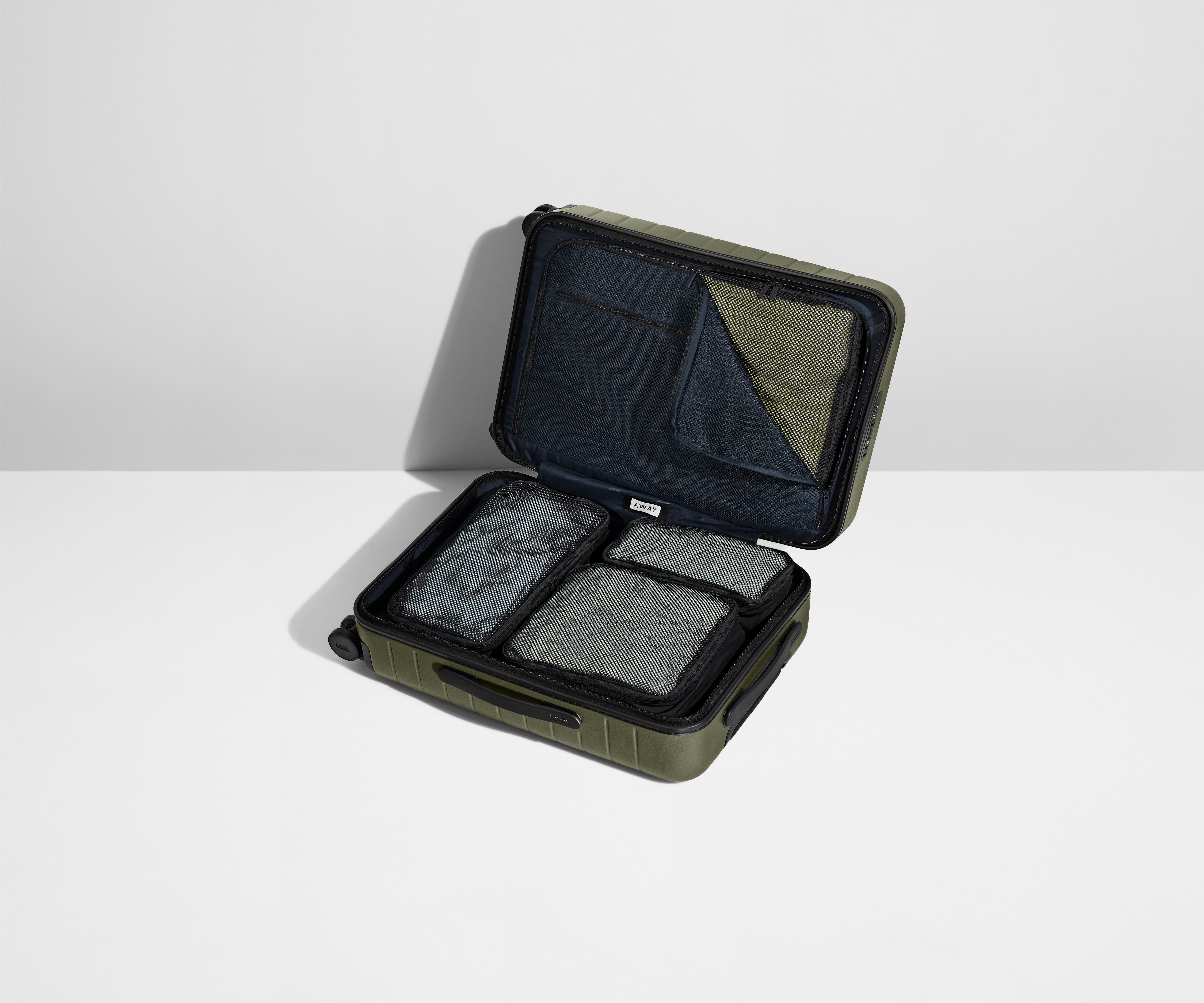Insider Packing Cubes (Set of 4) in Jet Black