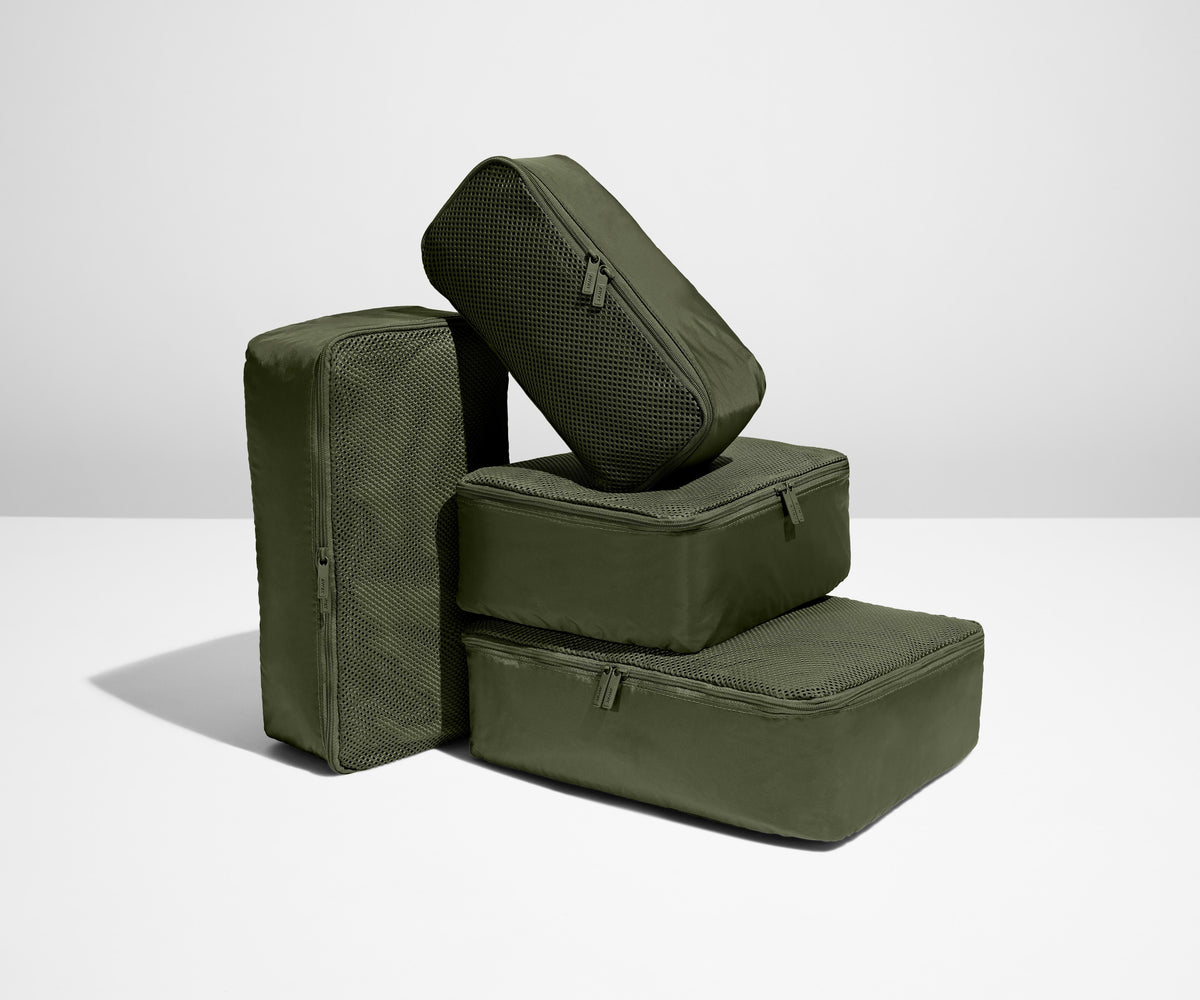 Insider Packing Cubes (Set of 4) in Olive Green