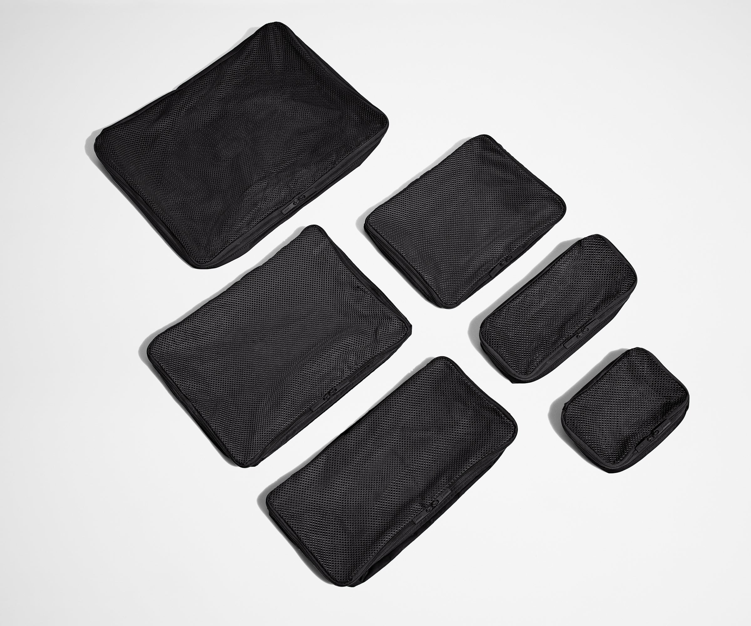 Insider Packing Cubes (Set of 6) in Jet Black