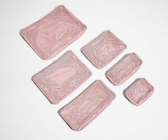 Insider Packing Cubes (Set of 6) in Blush Pink