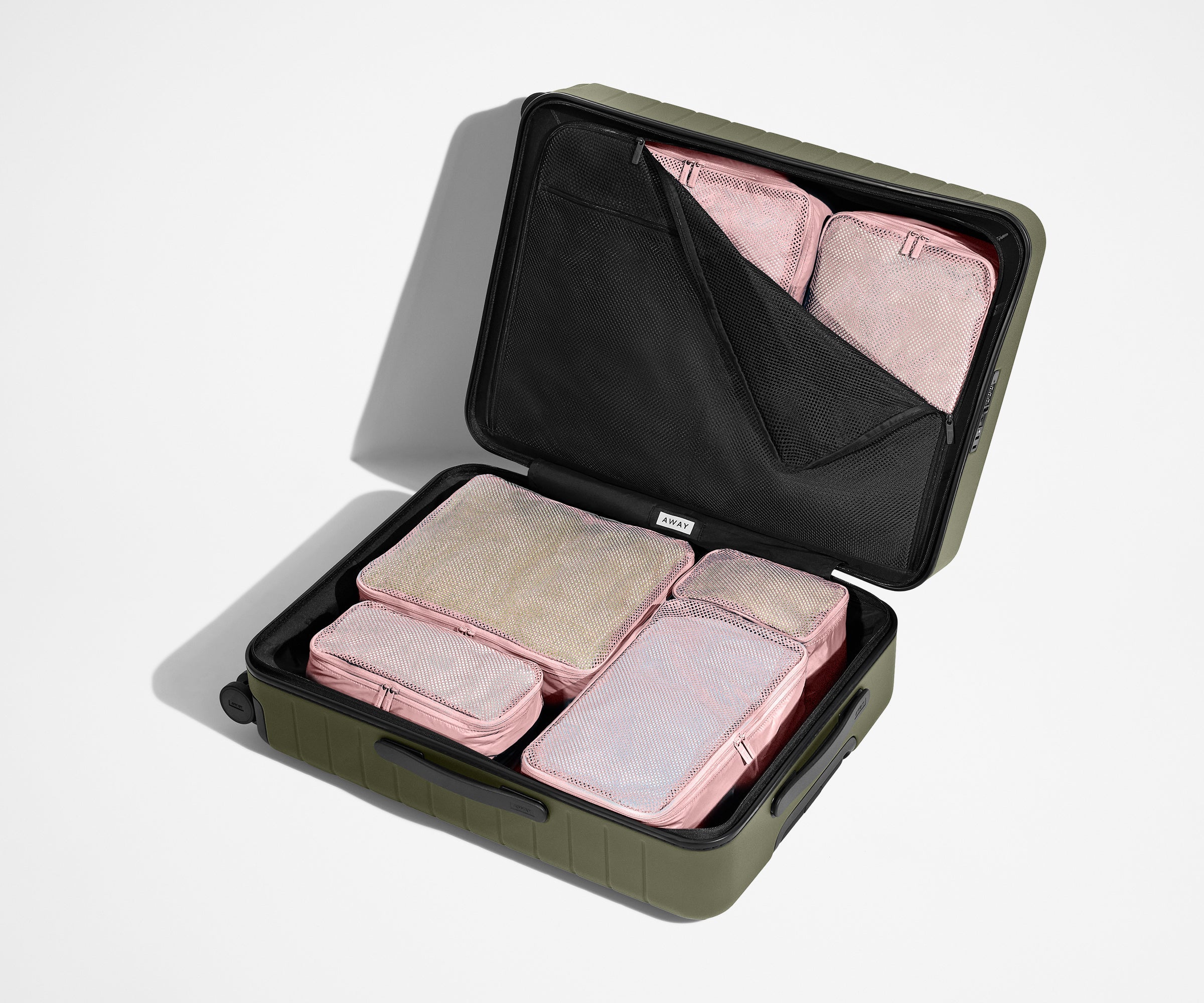 Insider Packing Cubes (Set of 6) in Blush Pink