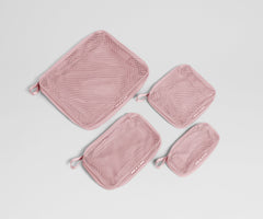 Compression Packing Cubes in Blush Pink