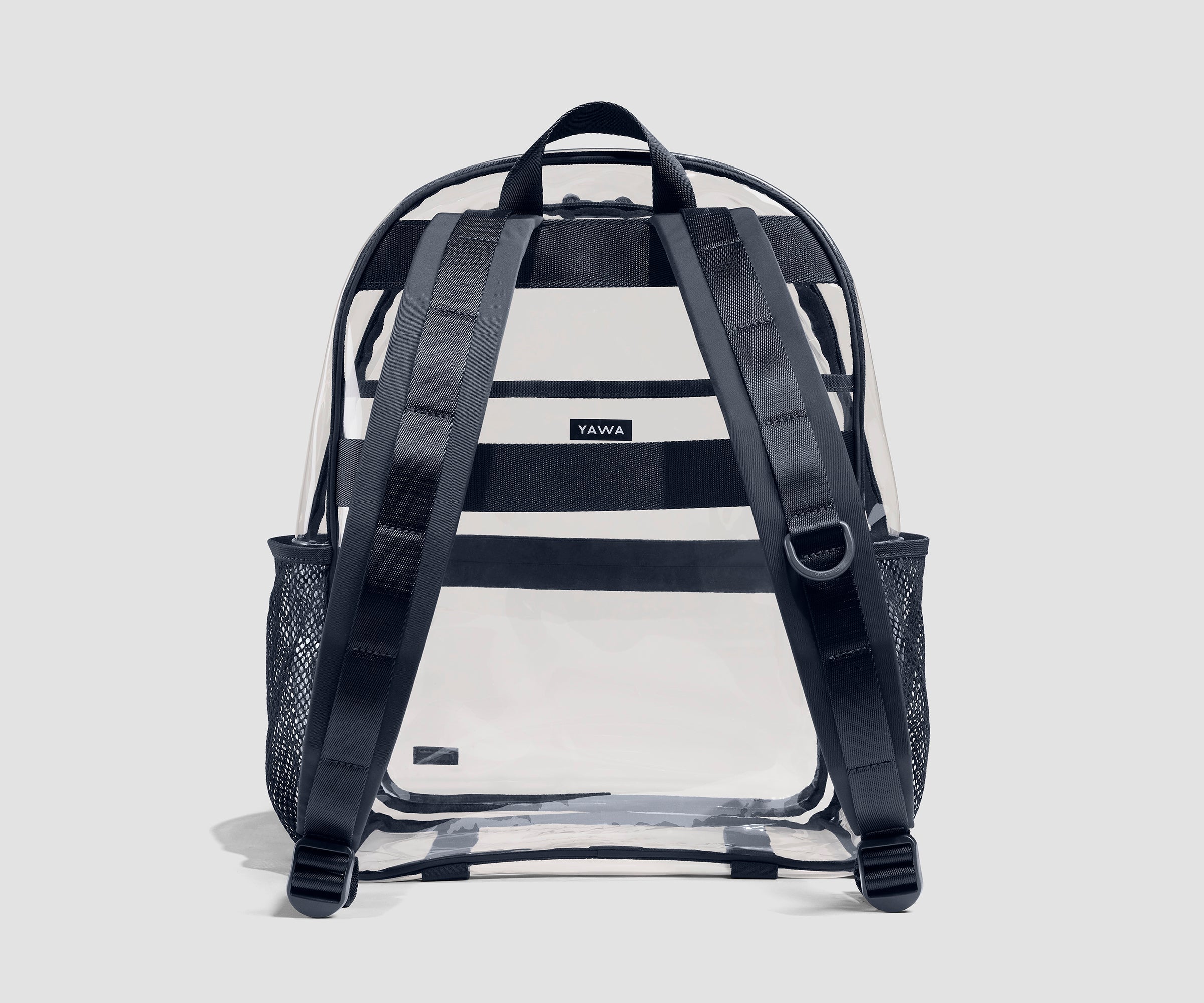 Clear Daily Backpack in Clear/Navy Blue