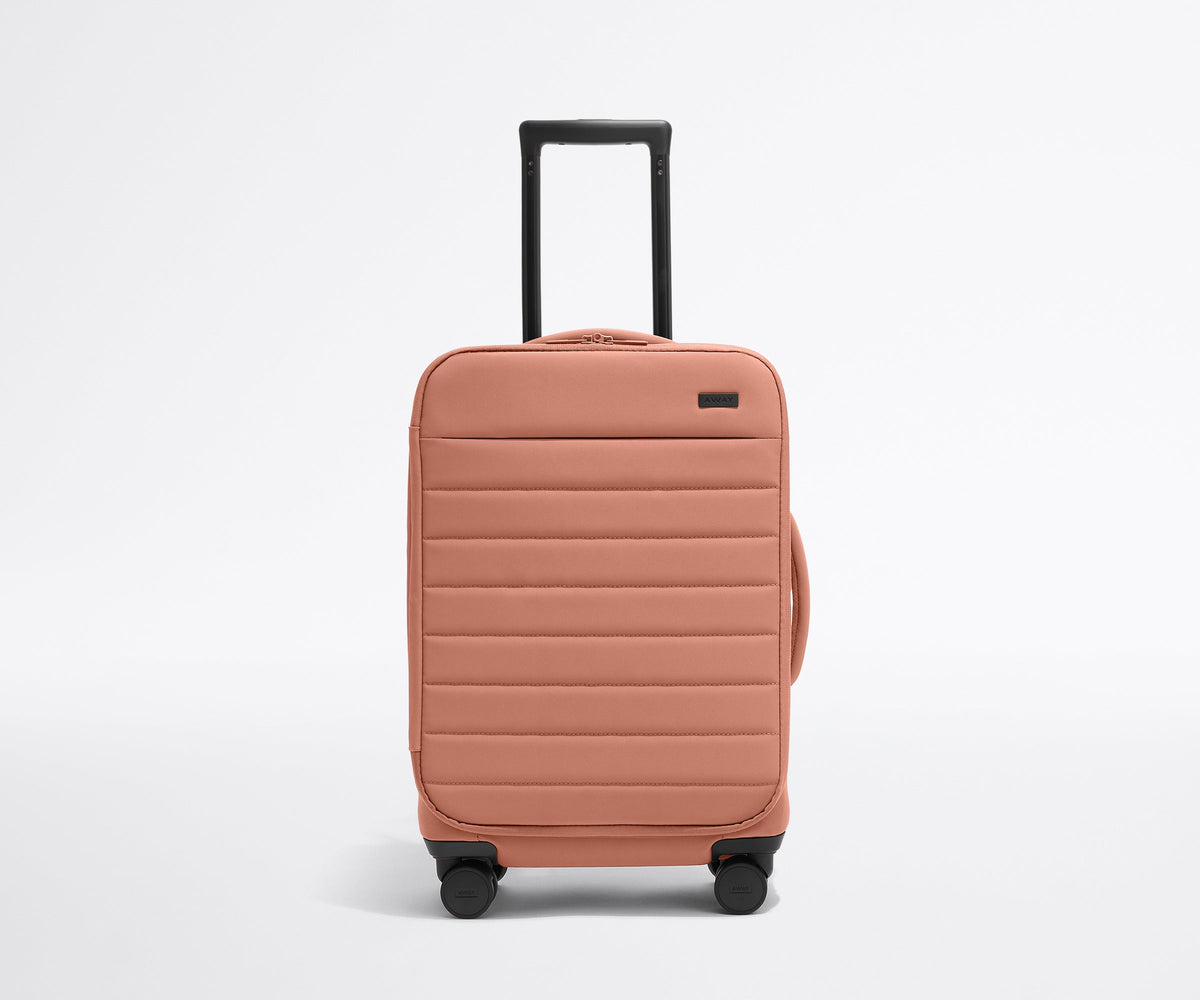 Softside Carry-On in Clay Pink