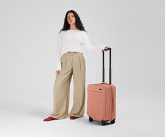 Softside Carry-On in Clay Pink