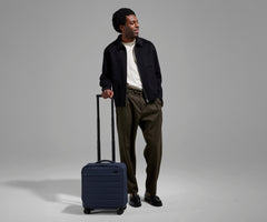 Softside Compact Carry-On in Navy Blue