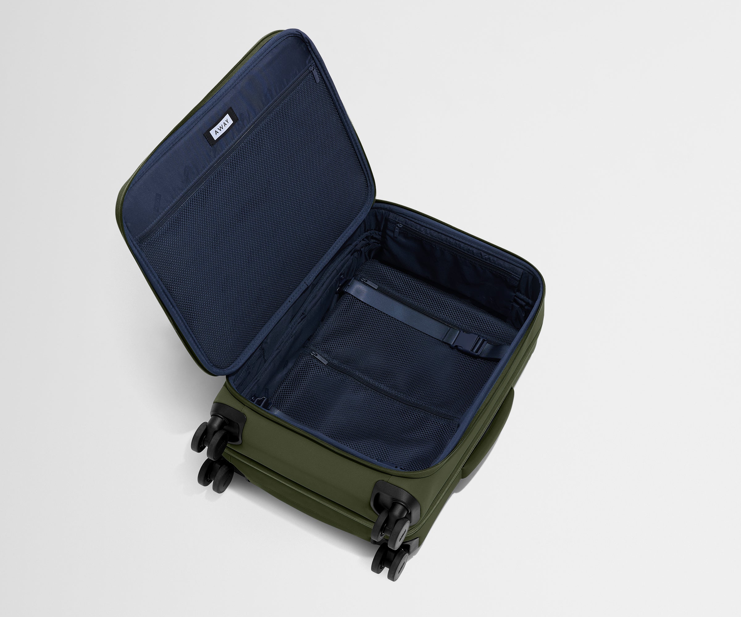 Softside Bigger Carry-On in Olive Green