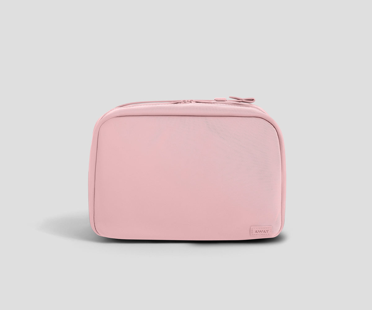 Hanging Toiletry Bag in Blush Pink