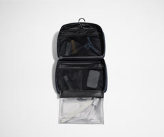 The Hanging Toiletry Bag in Navy Blue