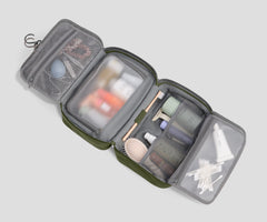 Hanging Toiletry Bag in Olive Green