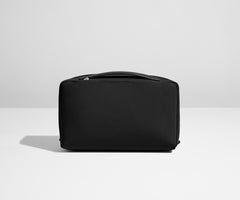 The Large Toiletry Bag in Jet Black