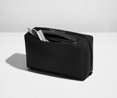 The Large Toiletry Bag in Jet Black