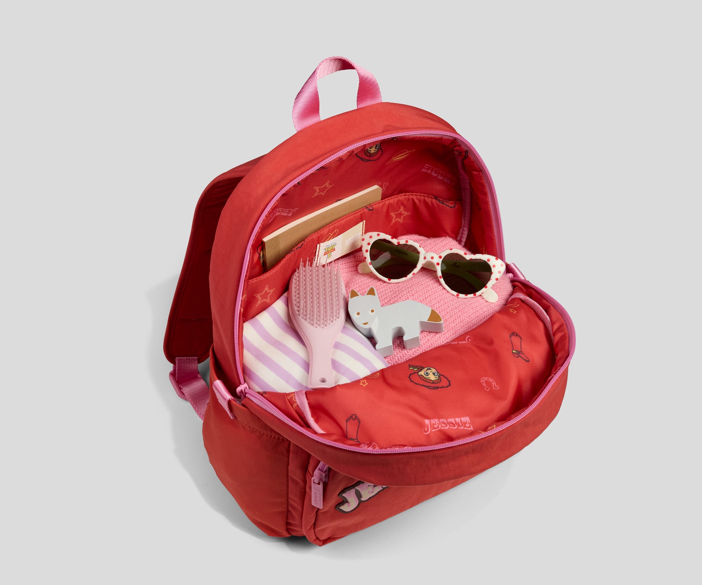 Kids Backpack in Jessie Red