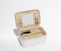 Keepsake Jewelry Case in Pearl White