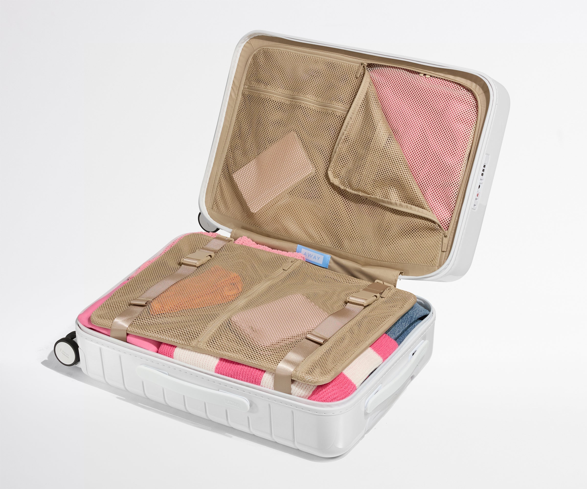 The Bigger Carry-On in Pearl White