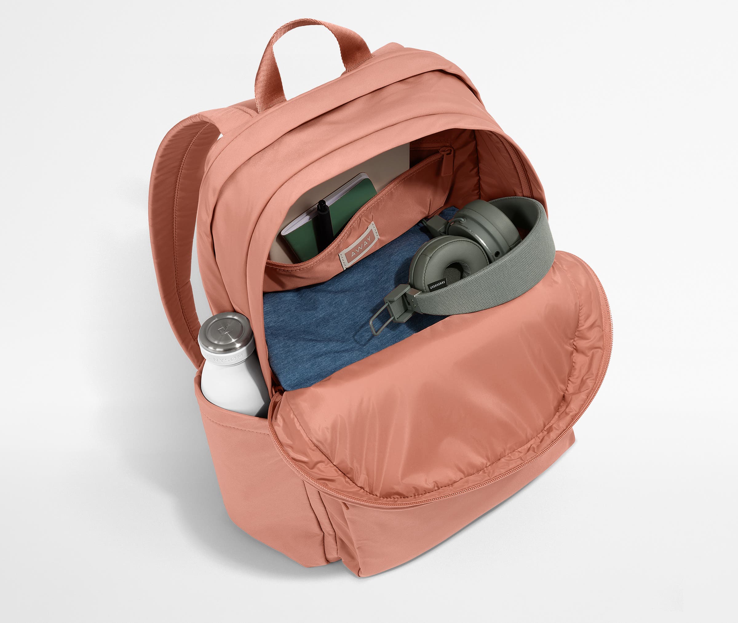 Large Featherlight Backpack in Clay Pink