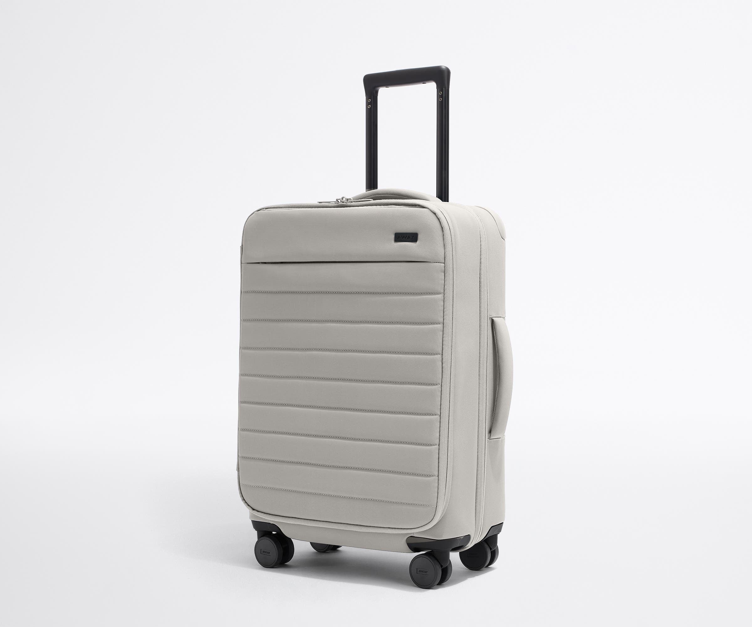 Softside Bigger Carry-On in Cloud Gray