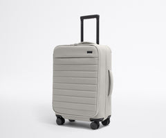 Softside Bigger Carry-On in Cloud Gray