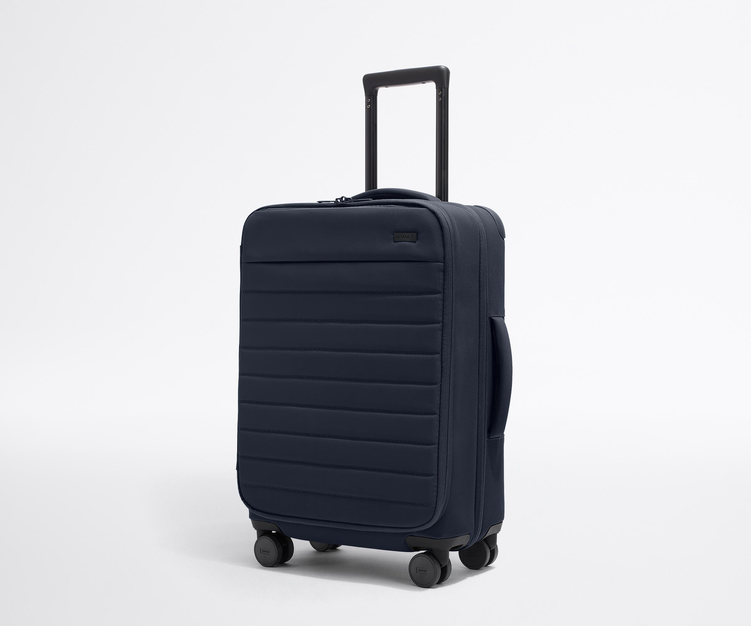 Softside Bigger Carry-On in Navy Blue