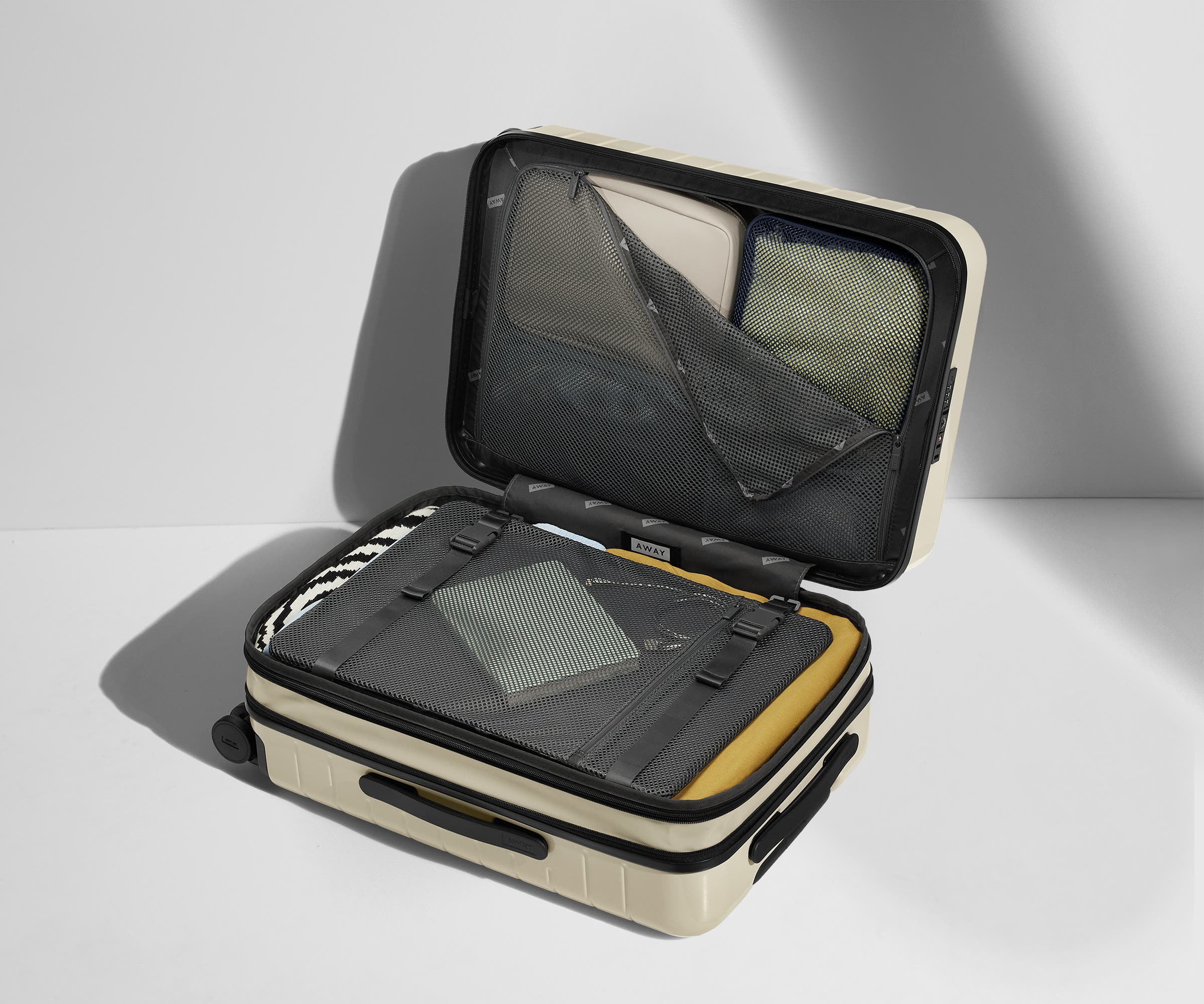 The Bigger Carry-On in Cream White