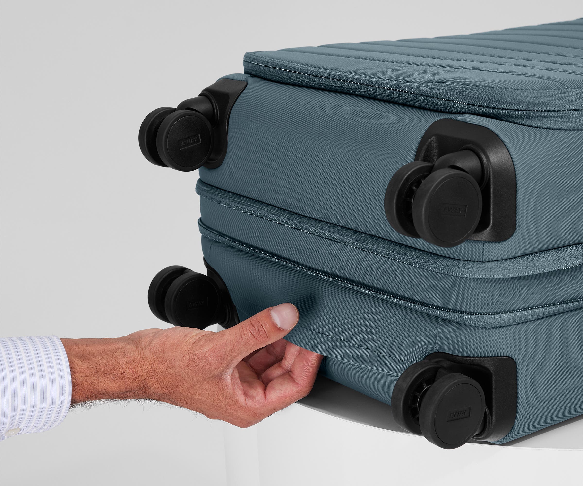 Softside Bigger Carry-On in Coast Blue