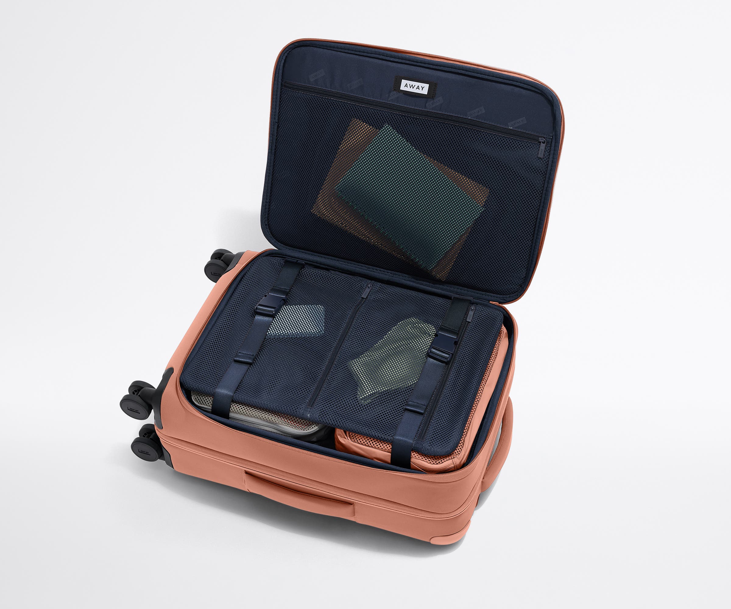 Softside Bigger Carry-On in Clay Pink