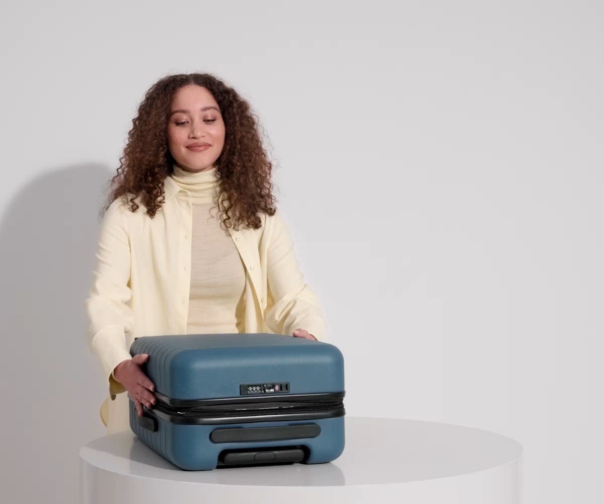 The Carry-On Flex in Coast Blue (DTM)