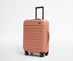Softside Bigger Carry-On in Clay Pink
